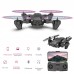 S27 2.4G 4-channel Foldable CoolLight Drone with Dual Camera and WiFi 720P Camera